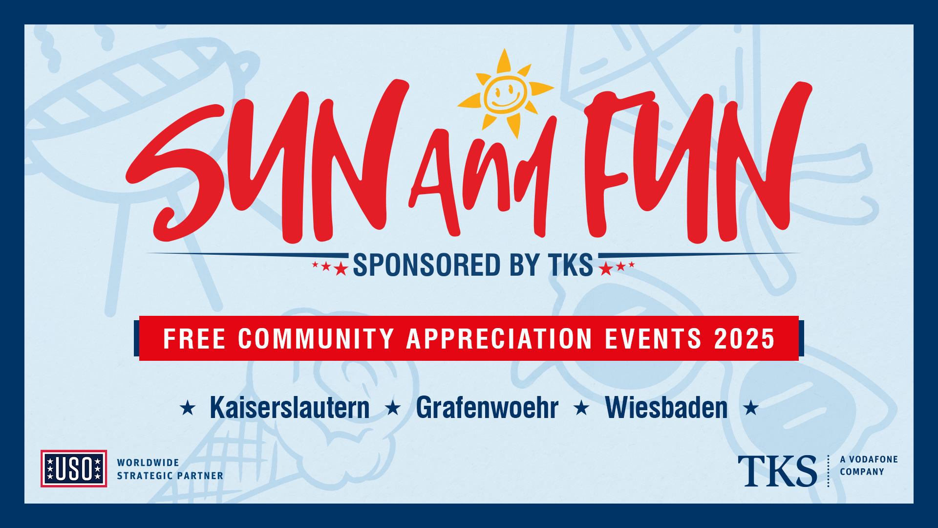 USO Sun and Fun Day 2025 announcement banner