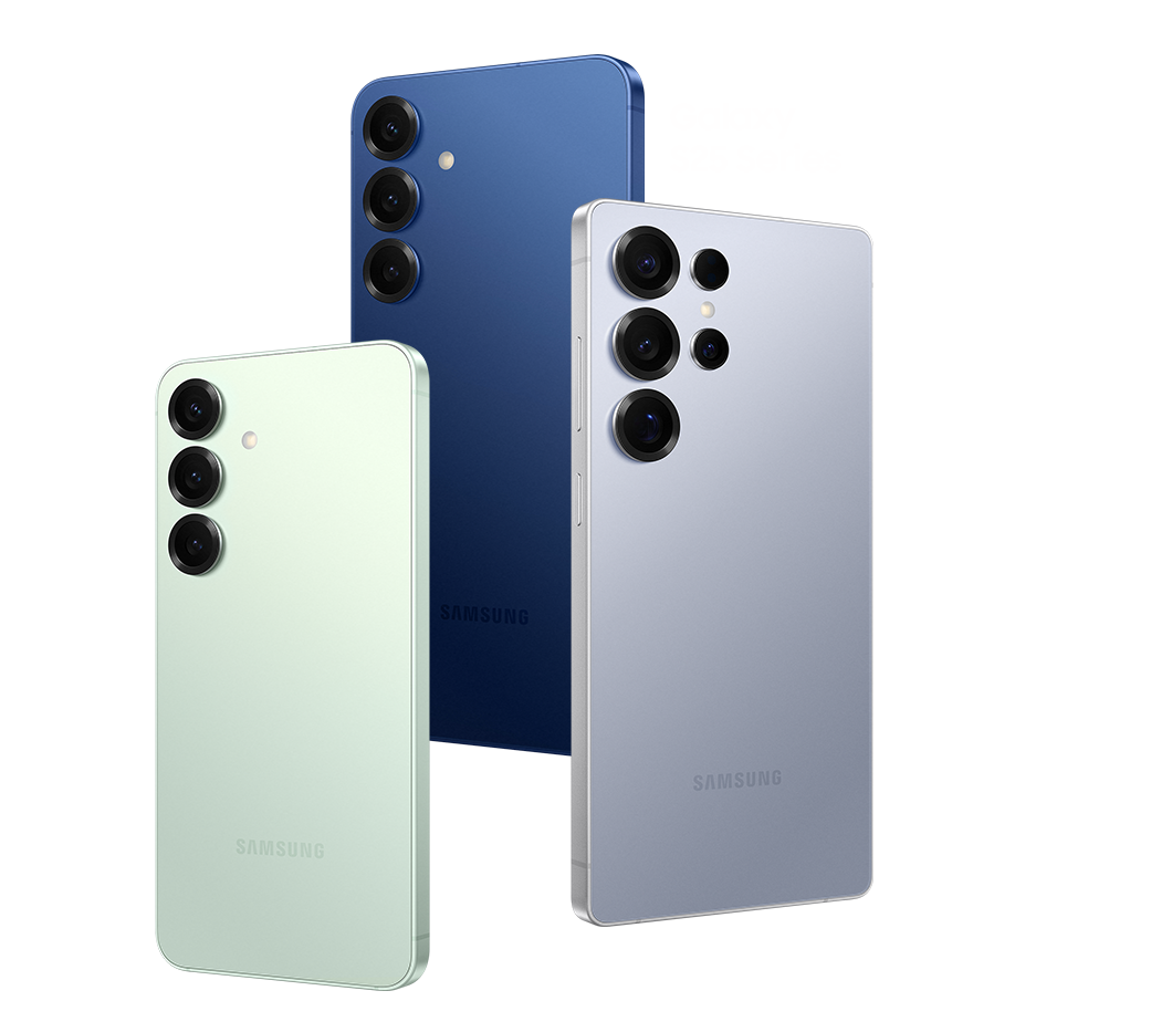Galaxy S25, S25+, S25 Ultra devices