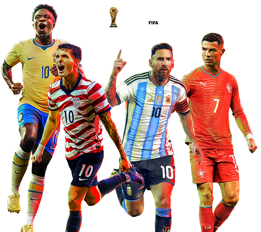 Players from FOX's coverage of FIFA World Cup 2026