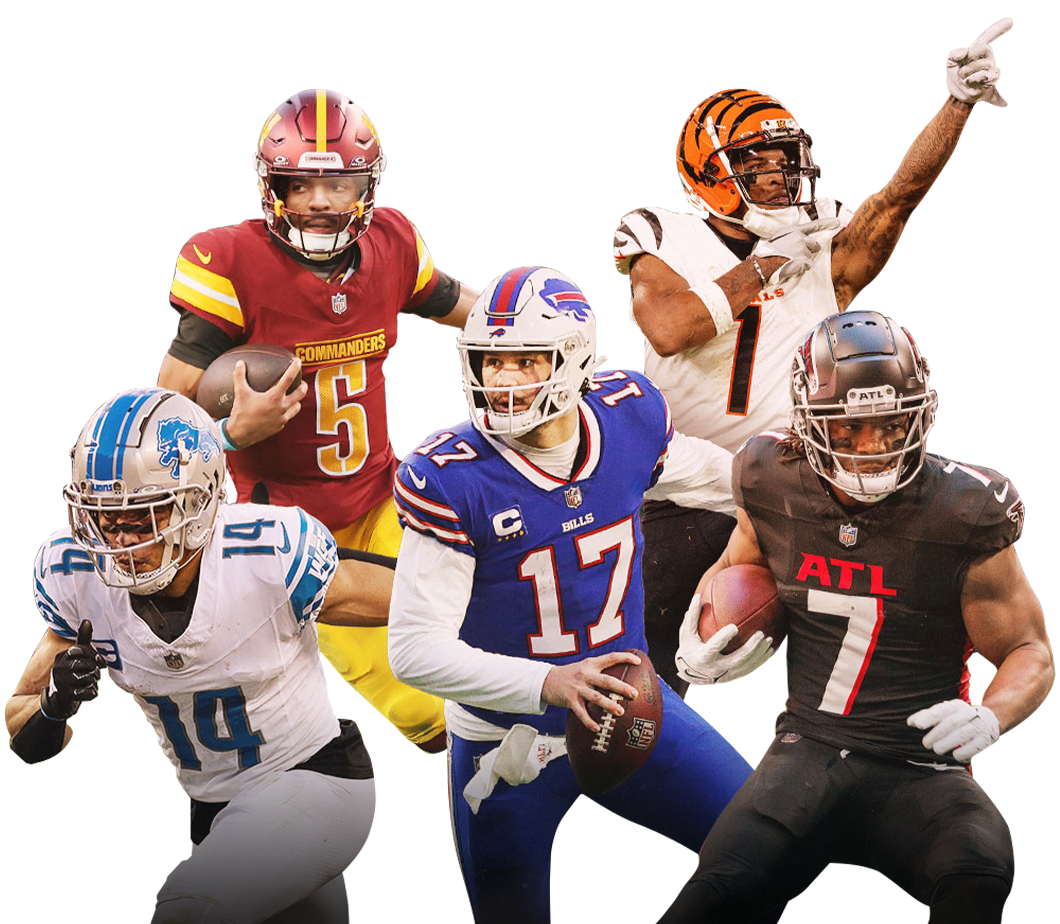 NFL RedZone players feating Josh Allen of the Buffalo Bills